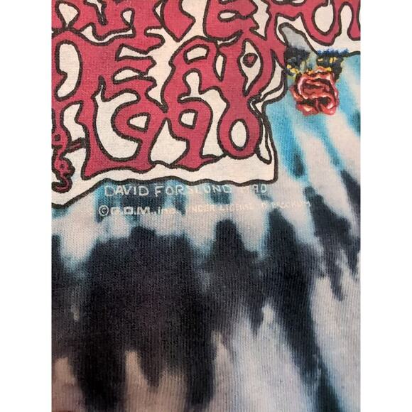 VTG Grateful Dead Shirt Mens XL 25 Year Anniversary 1990 Single Stitch Tie-dye - Picture 3 of 7